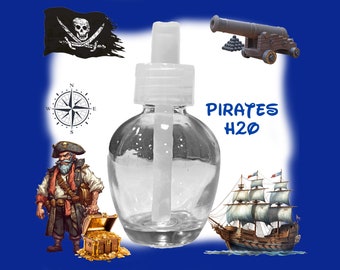 Recarga de difusor de parede com fragrância Pirates H2O inspirada nas fragrâncias da Disney (1oz)
