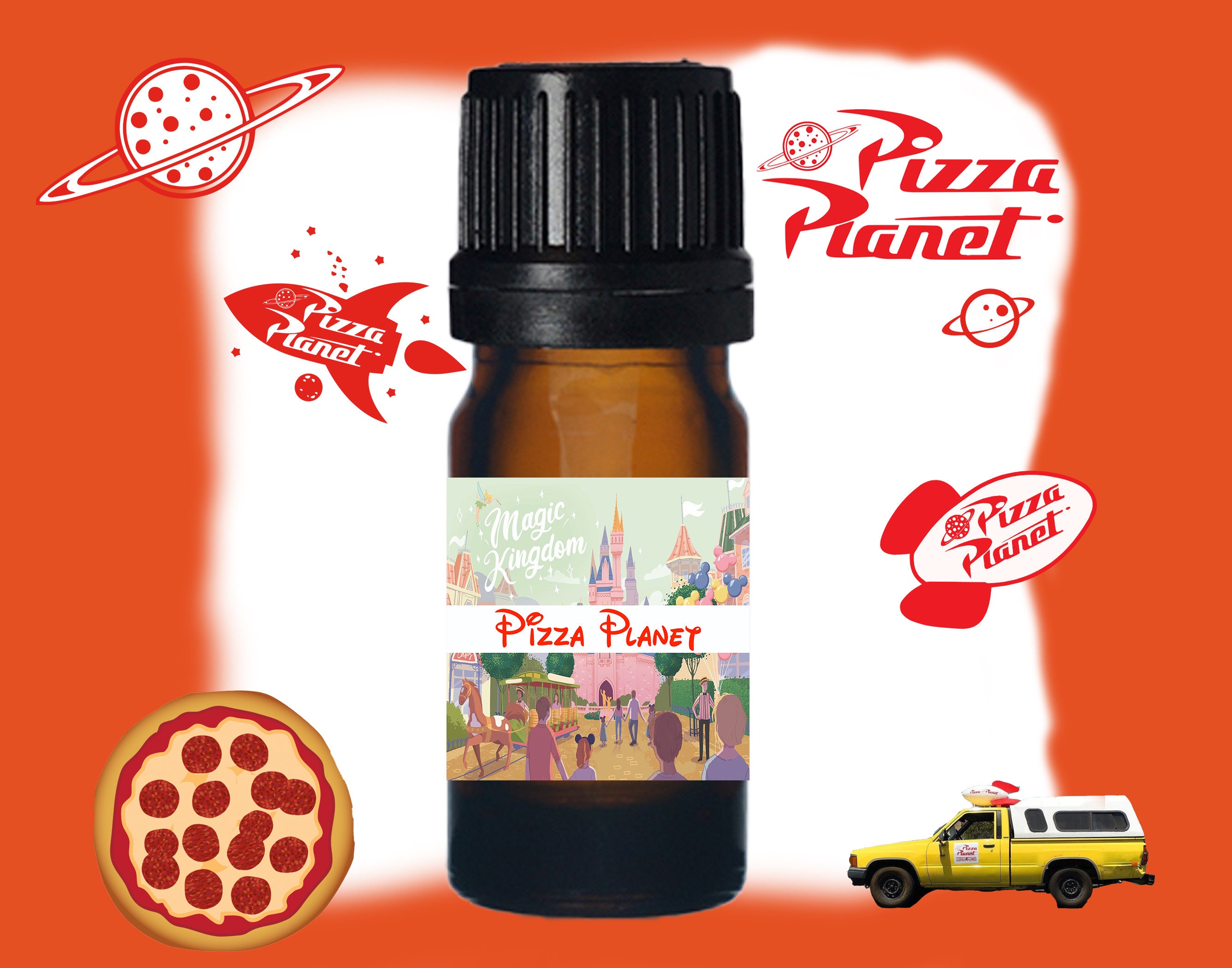 Pizza Planet Fragrance Oil Inspired by Disney Fragrances Essential Oils  Disney World & Disneyland Scents Room Diffuser Oil - Etsy