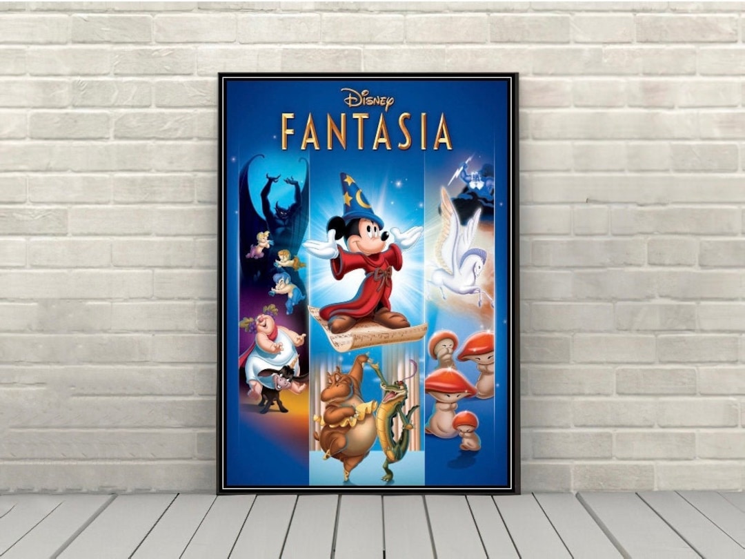 ファンタジア ポスター ヴィンテージ ディズニー映画ポスター