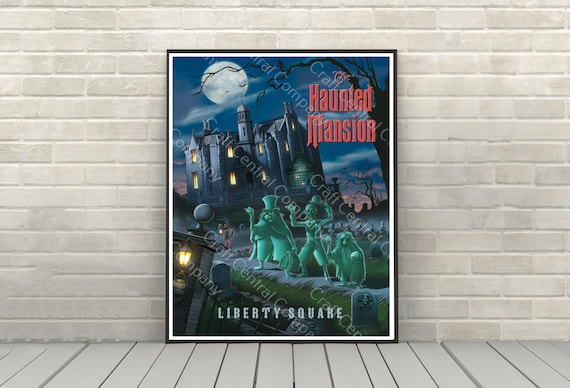 ホーンテッドマンションのポスター リバティスクエアのポスター