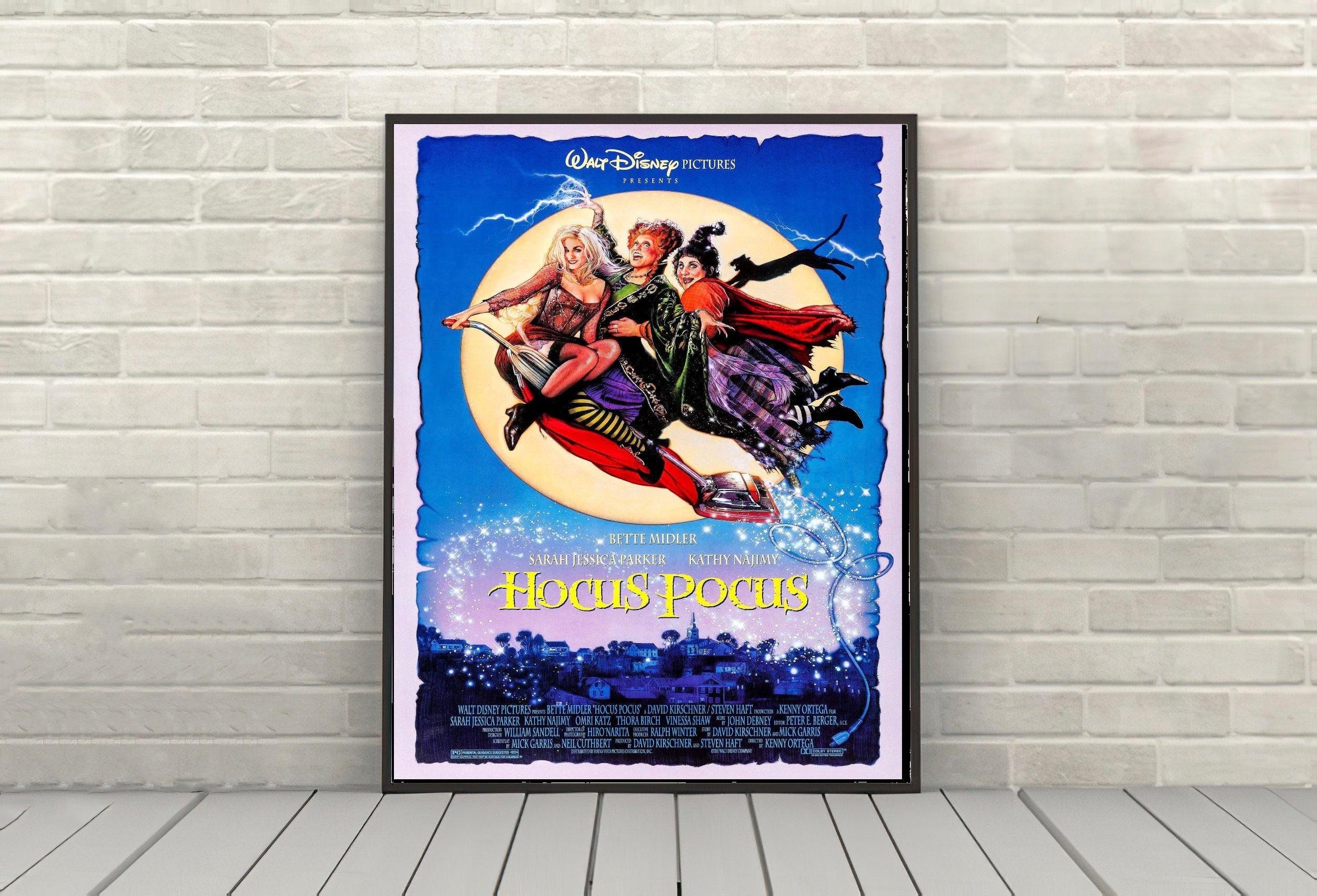 Discover Hocus Pocus Poster Vintage Disney Movie Poster Classic Walt Disney Poster Disney World Posters Disneyland Poster