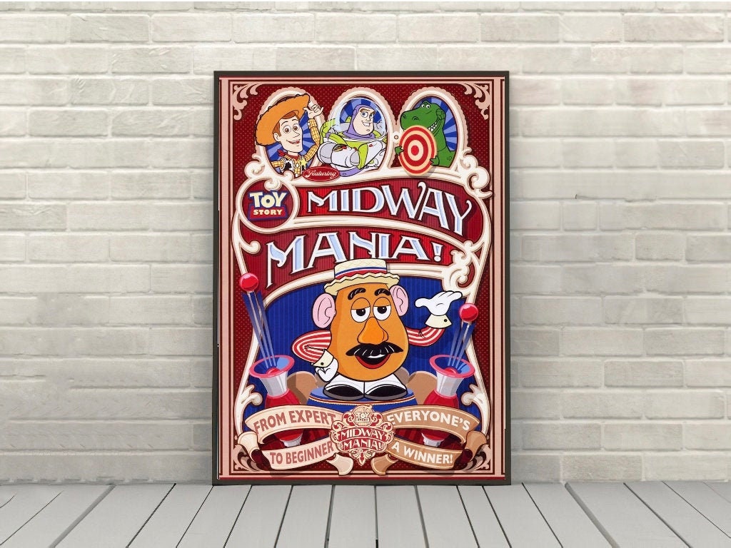 トイストーリー ミッドウェイマニア ポスター ディズニー トイストーリー ミッドウェイマニア ポスター ディズニー