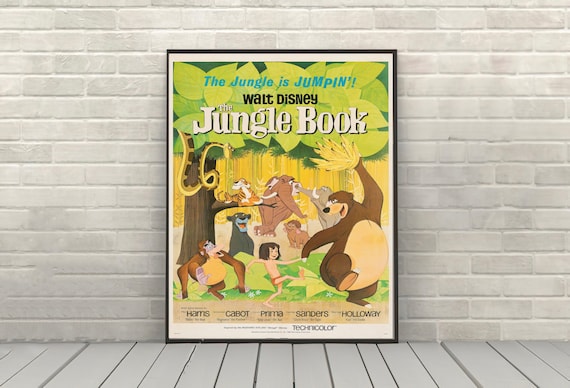 ジャングルブック Jungle Book ディズニー リトグラフ ポスター 絵画