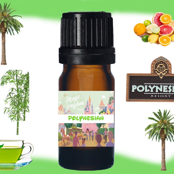 Polynesian Resort Fragrance Oil Disney Fragrances Diffuseur Huiles Essentielles Disney World et Disneyland Parfums et Odeurs Disney Fragrances