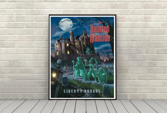 ホーンテッドマンションのポスター リバティスクエアのポスター
