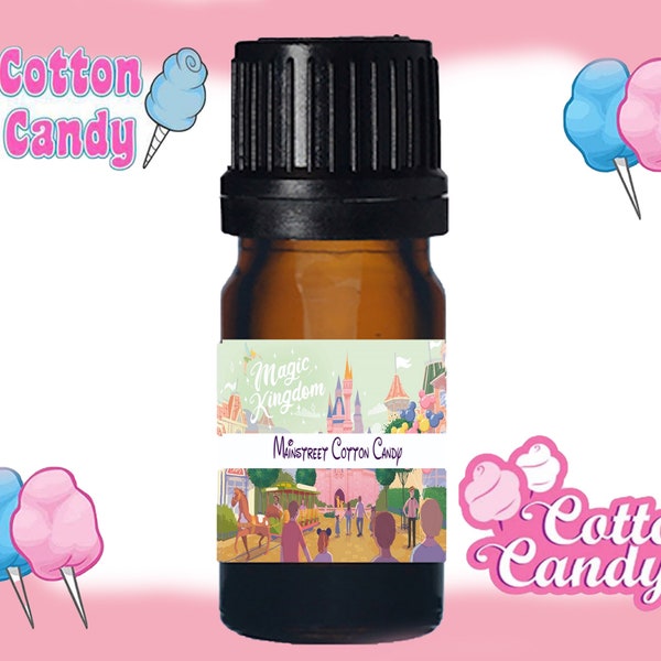 Main Street Cotton Candy Fragrance Oil Disney Snack Fragrances Diffuser Essential Oils Disney World & Disneyland Fragrances Disney Scents
