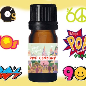 POP Century Resort Fragrance Oil Inspired by Disney Fragrances Diffuser Essential Oils Disney World Fragrances Disney Hotel Scents