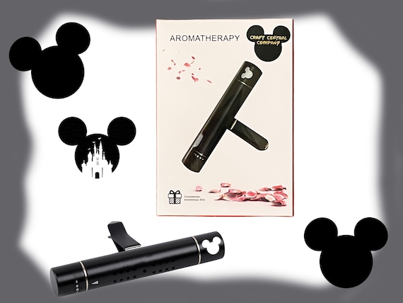 Car Diffuser Handmade Engraving of Mouse Disney Inspired Fragrances Disney  Car Vent Clip Disney World & Disneyland Fragrances (black)
