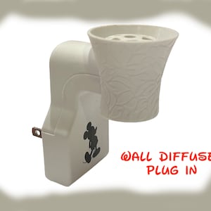 Disney Wall Diffuser Handmade Imprinted with Mouse Disney Fragrance DIffuser Wall Diffuser Fragrance Oils Heater Disney Fragrances