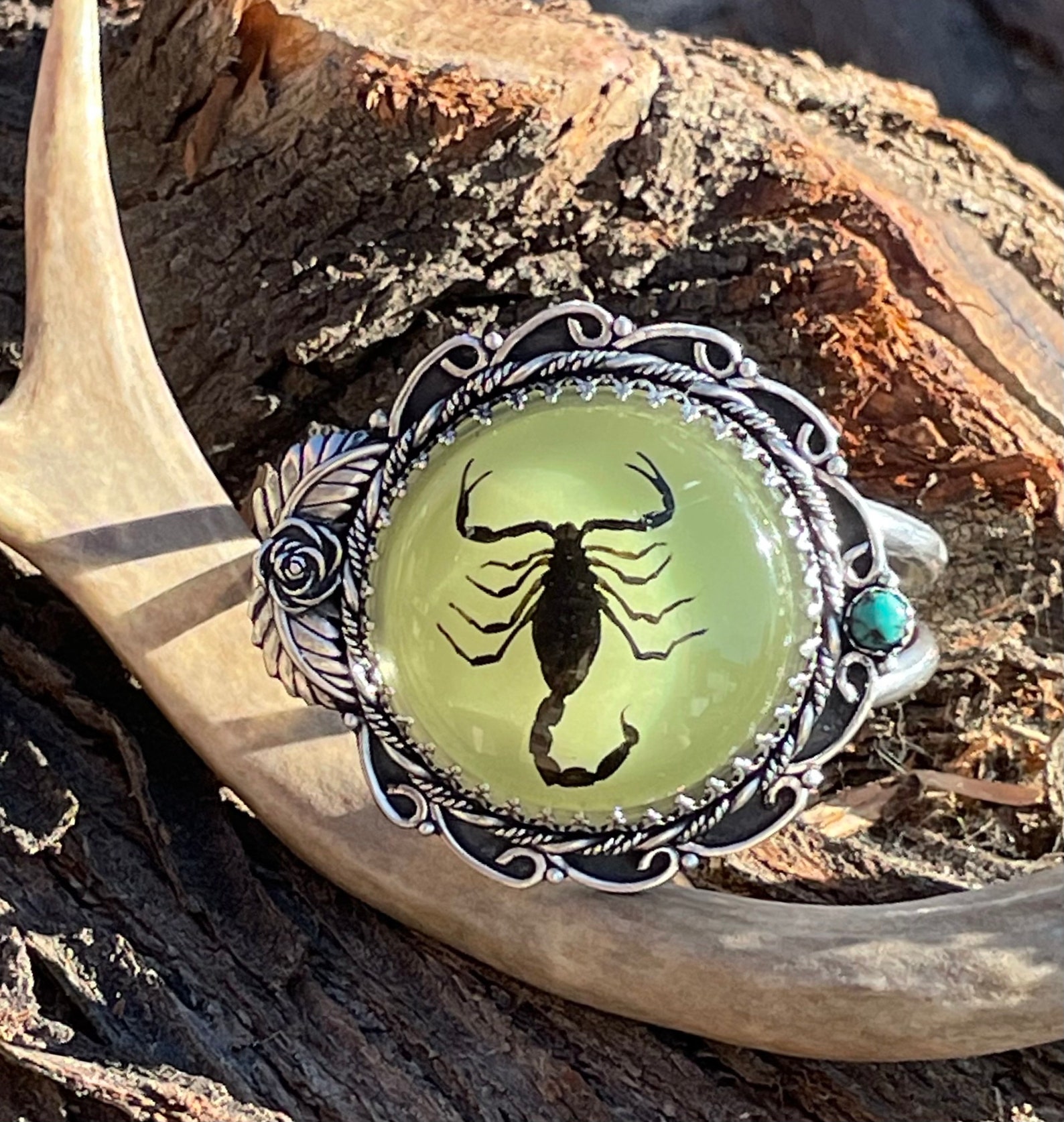 Skorpion Manschette aus Sterlingsilber | Etsy