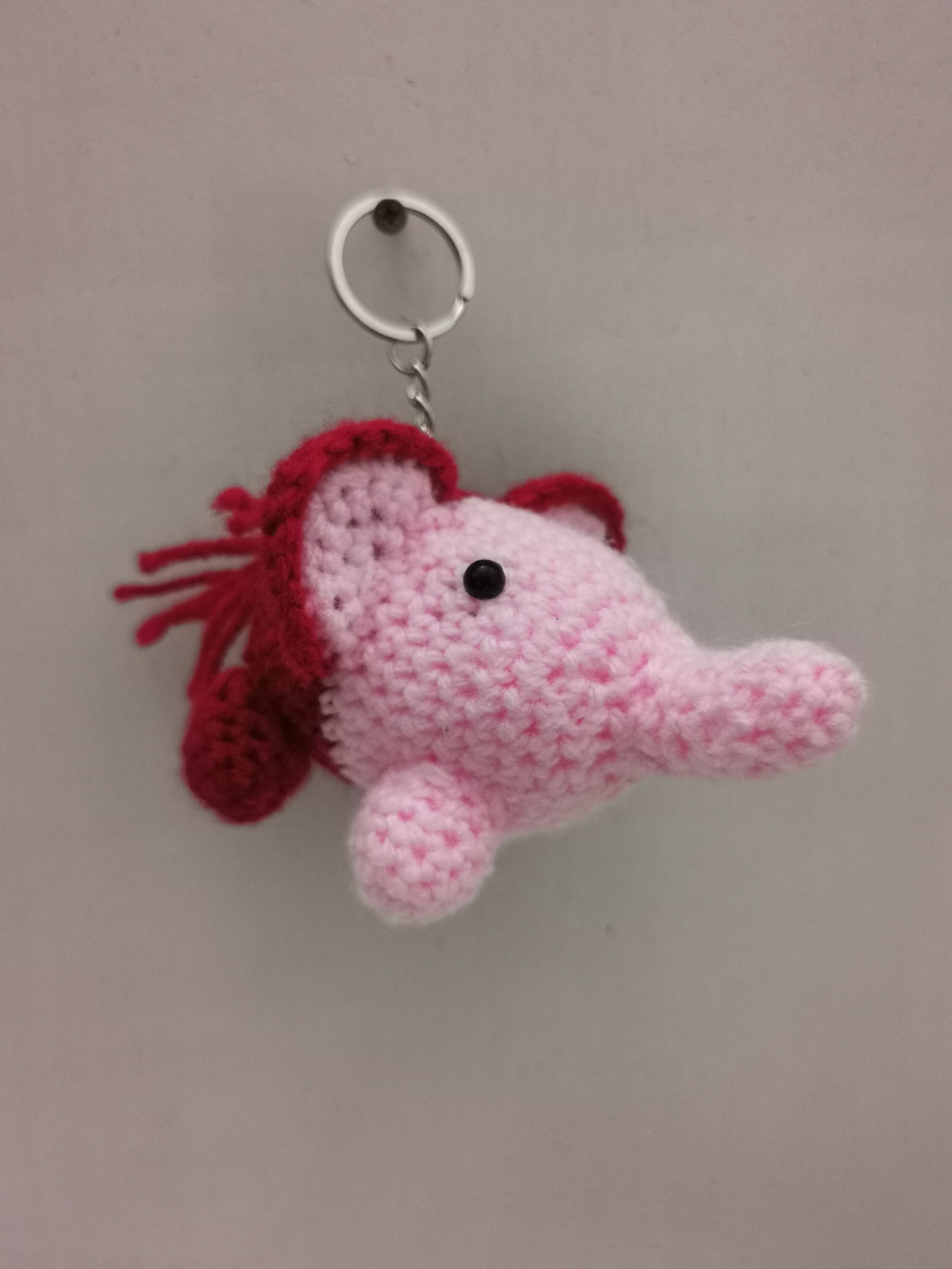 Crochet Keychain Big Elephant other colors available Etsy