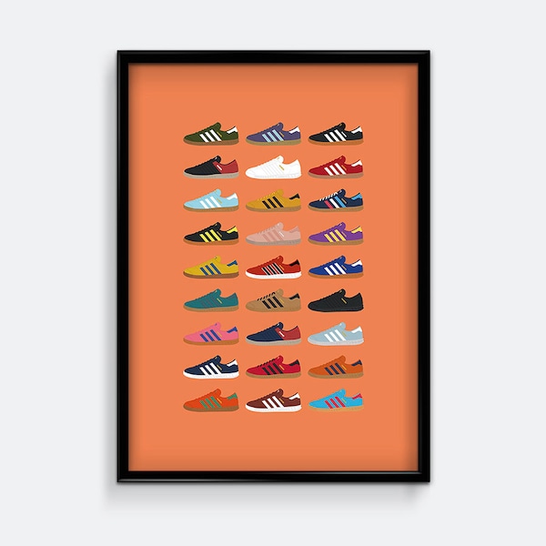 Casual Trainers V - Hamburg Inspired Print