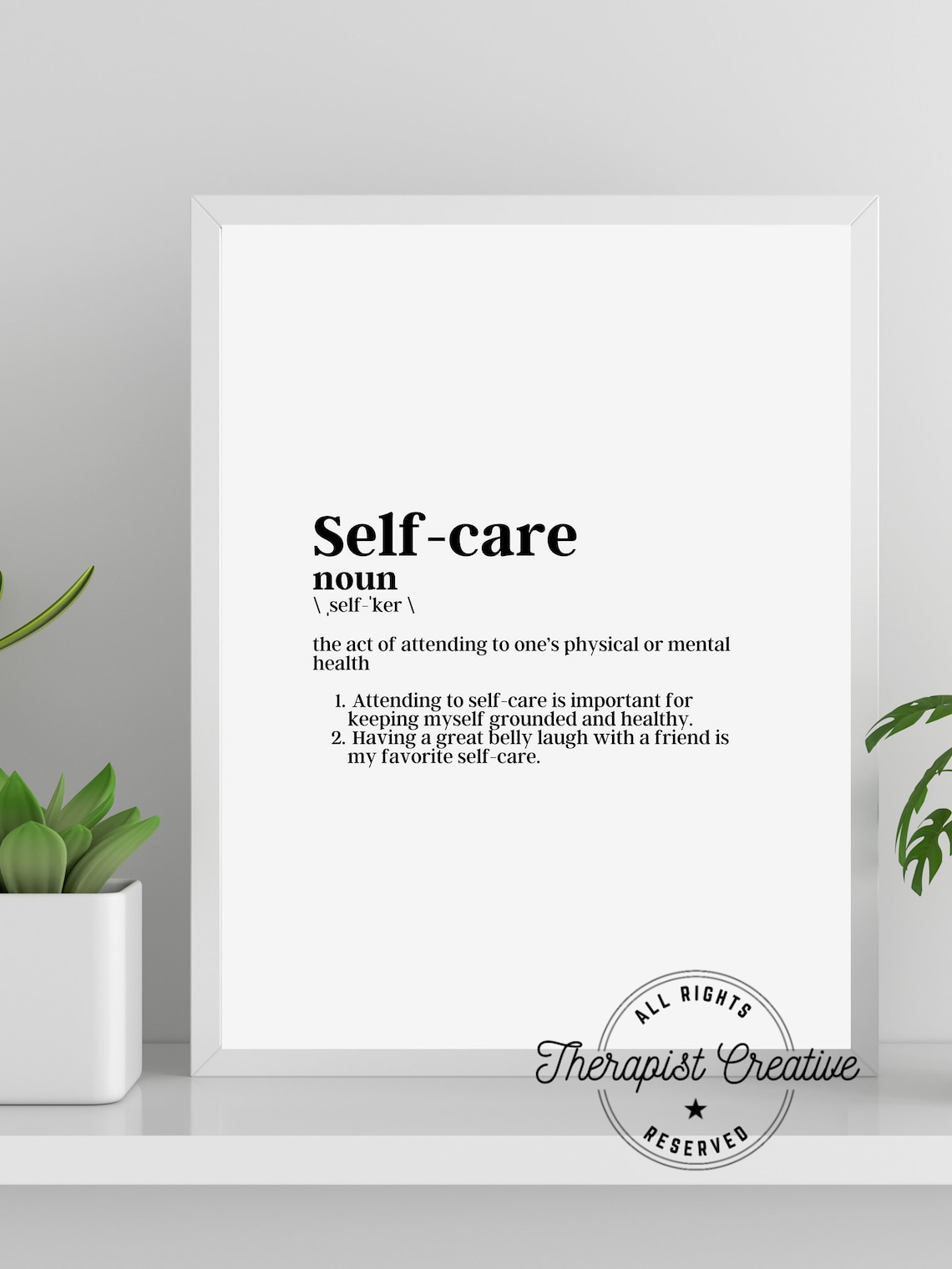The Definition Of Self care Digital Download Print Self care Wall Art the-only-self-care-definition-you-will-ever-need-long-term-care