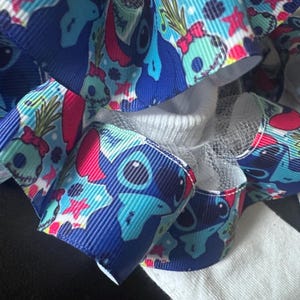 Tutu socks Blue tutu socks character socks ribbon trimmed socks fancy socks party socks