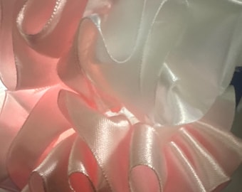 Detachable Ruffled Anklets: Ribbon Trimmed Party Socks