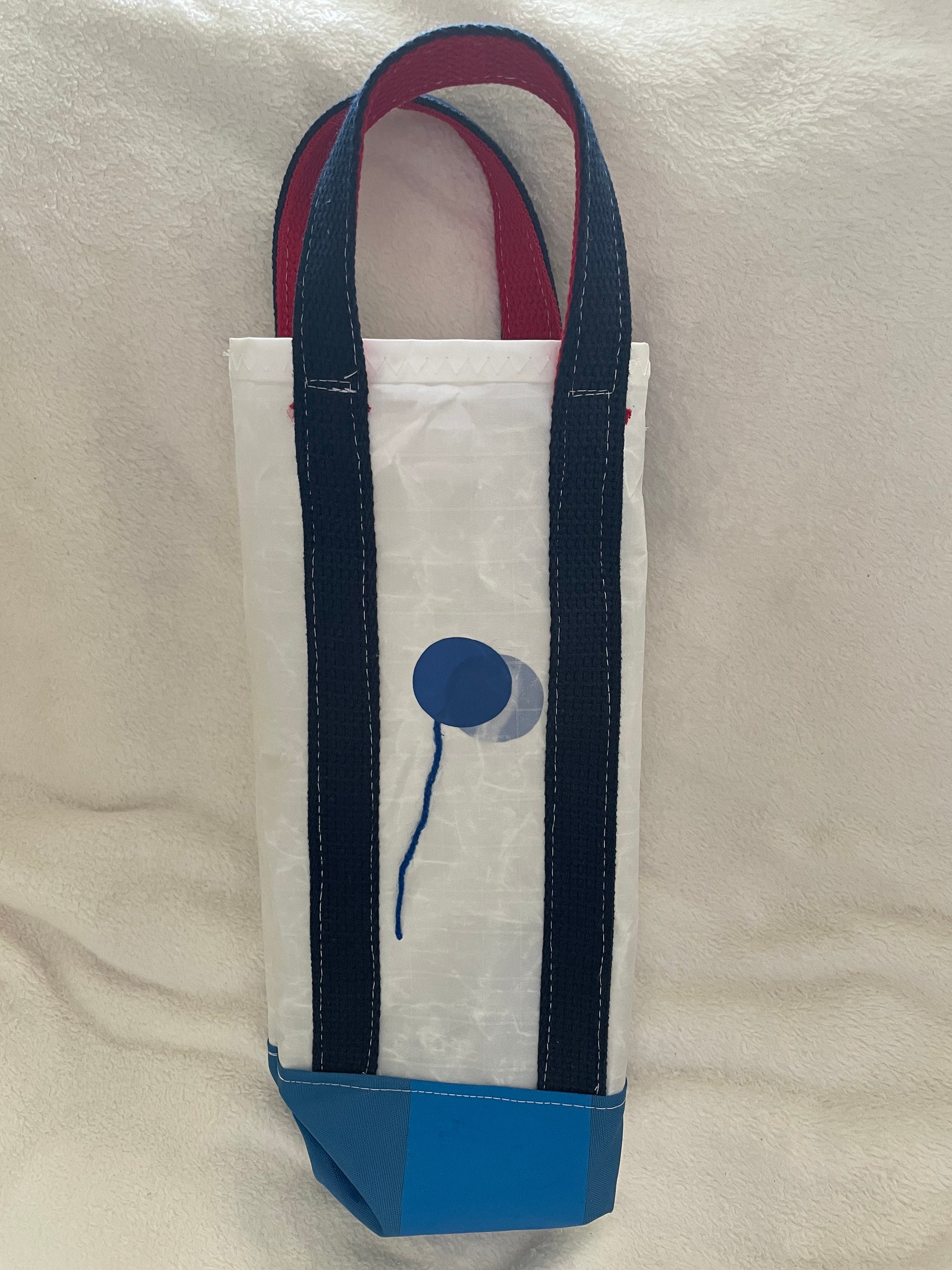 Nautical wine gift bag recycled sail material Etsy