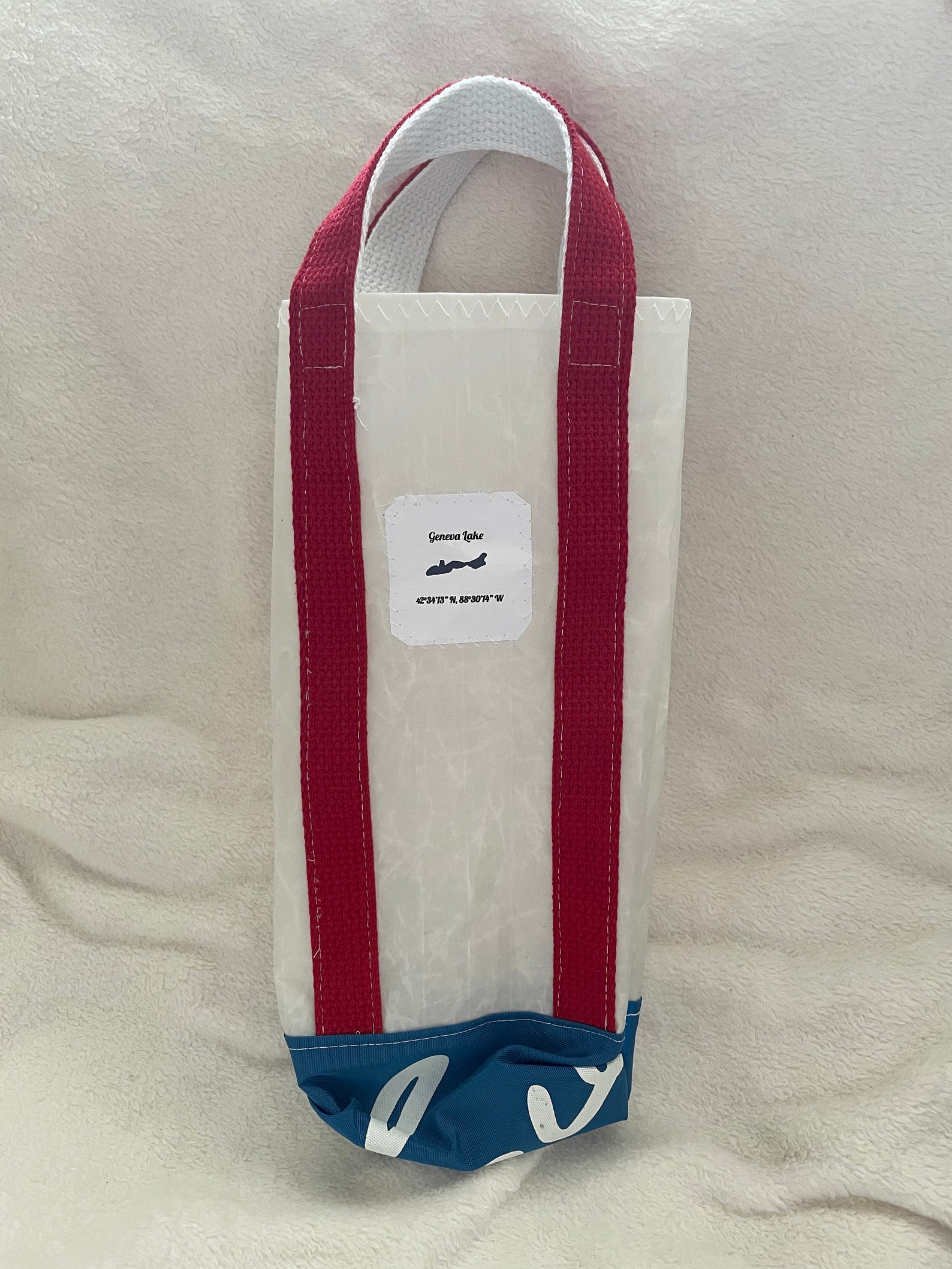 Nautical Wine Gift Bag Recycled Sail Material Etsy
