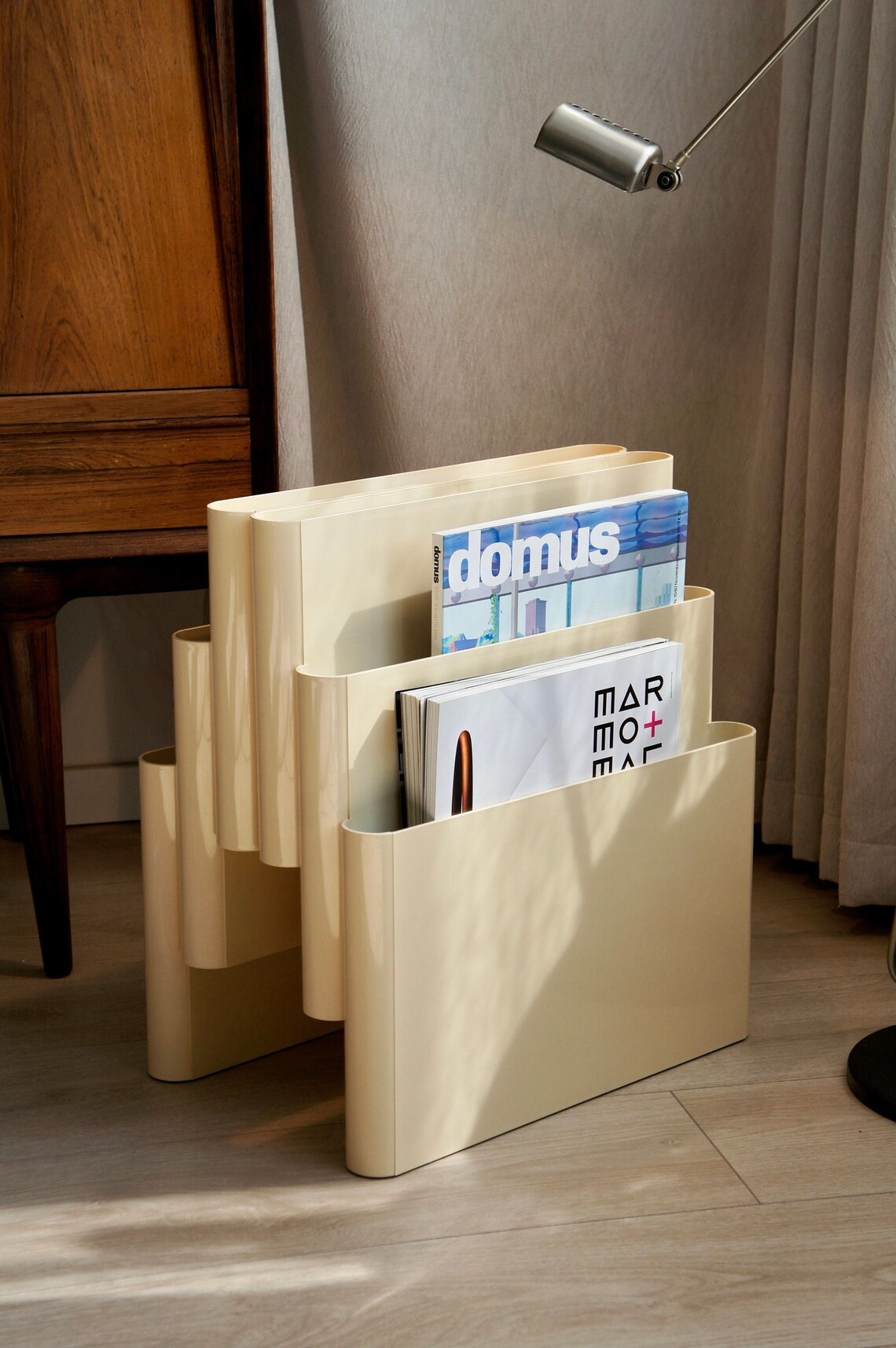 Kartell Magazine Rack by Giotto Stoppino 6 Compartments Etsy UK