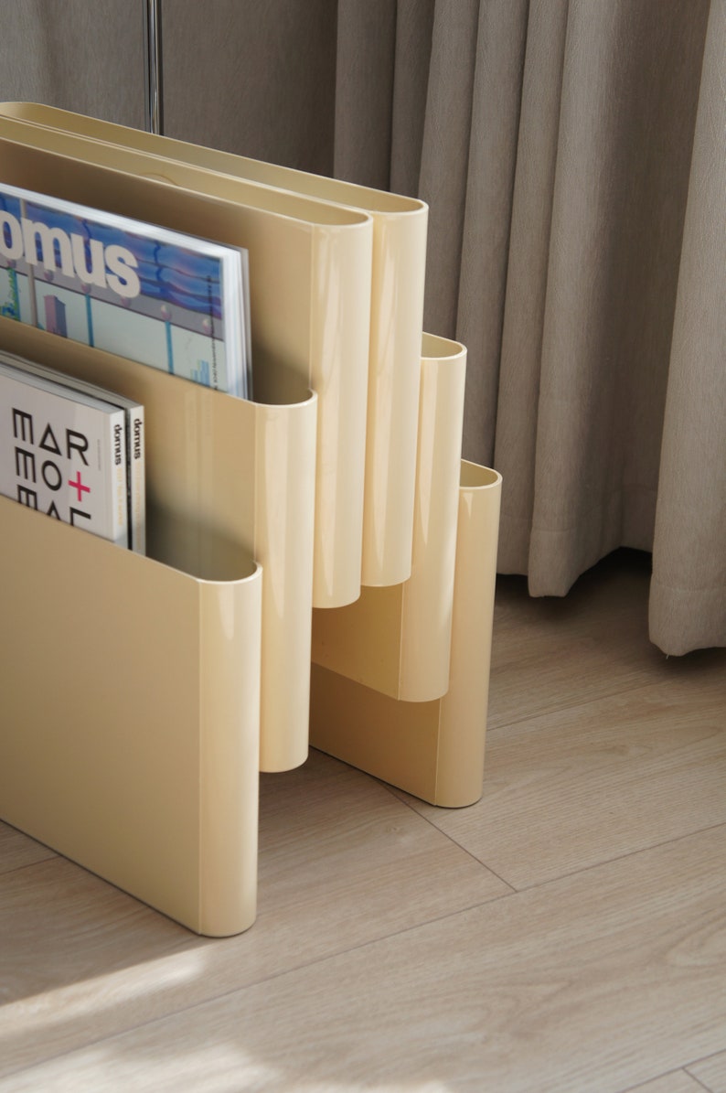 Kartell Magazine Rack by Giotto Stoppino 6 Compartments Etsy