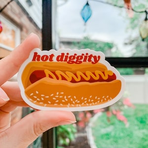 Hot Dog Sticker