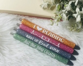 Book lover gift, book gift for book lovers, book pens, teacher gift, book worm gifts, book worm gifts for her, reading journalist