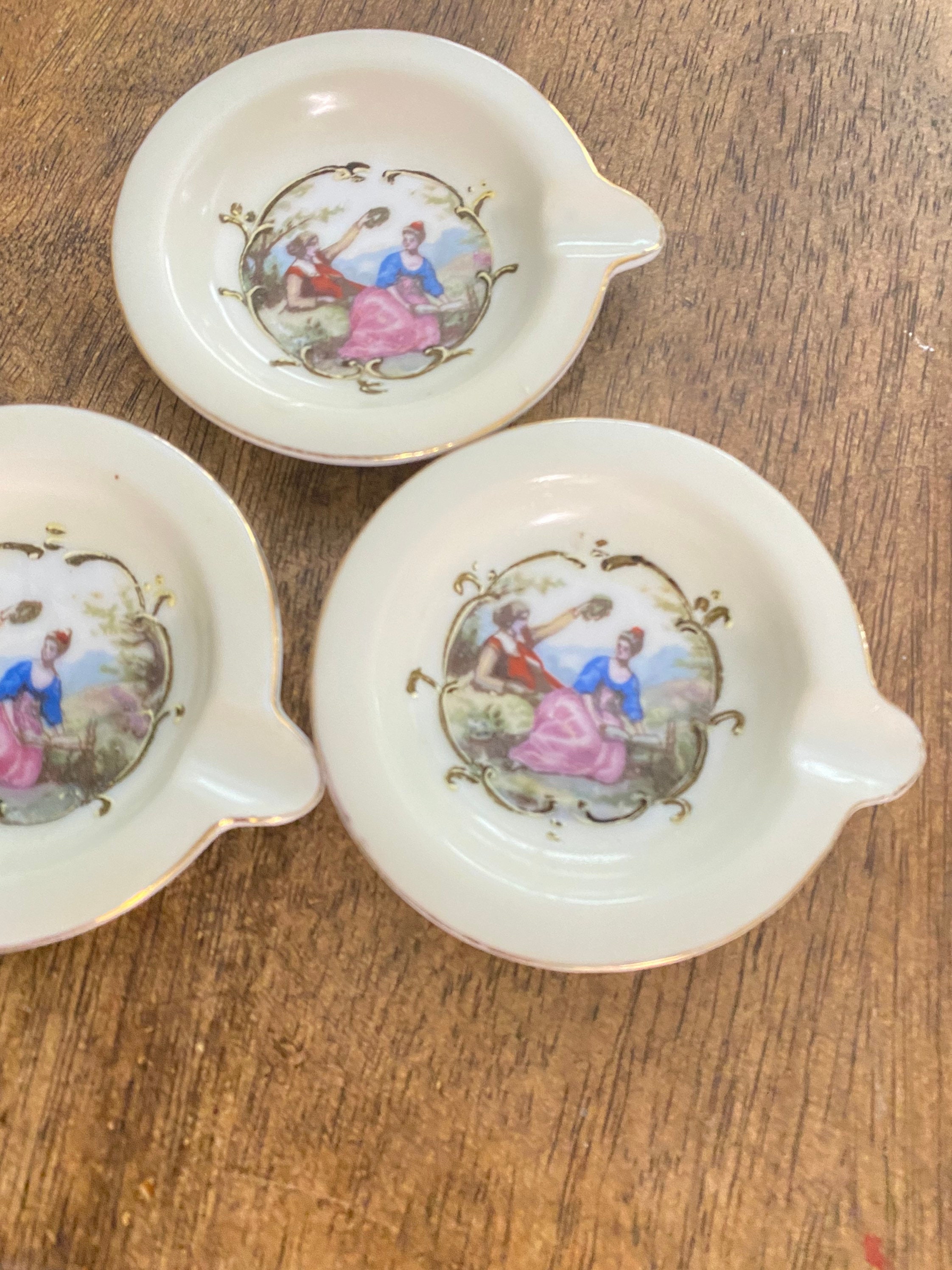 Set of three Vintage spoon rests Etsy