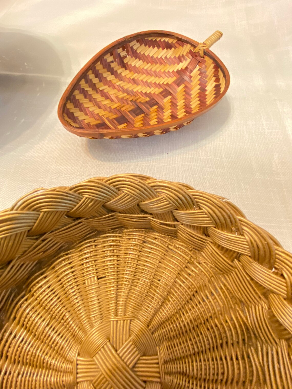 Set of 8 baskets for basket wall decor Etsy