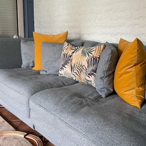 TYLOSAND 3-Seat Sofa and Sofa Bed Cover Slipcover Hand Made With Multiple Color and Fabric Options - Custom made to fit Tylosand couch