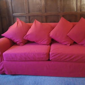 TOMELILLA Sofa BED Standard Size Cover Hand Made With Multiple Color and Fabric Options - Custom made to fit Tomelilla sleeper couch