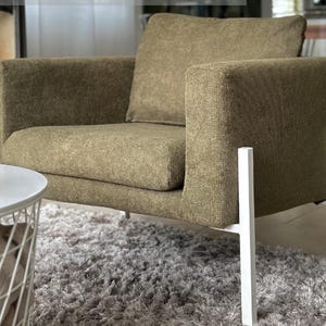 KOARP Armchair Cover Slipcover Hand Made With Multiple Color and Fabric Options - Custom made to fit Koarp armchair