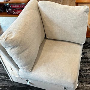 VIMLE Corner Section Cover Slipcover Hand Made Multiple Color and Fabric Options - Custom made fit Vimle model corner section part