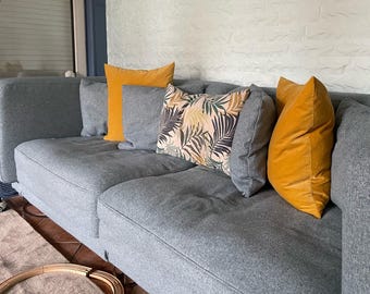 TYLOSAND 3-Seat Sofa and Sofa Bed Cover Slipcover Hand Made With Multiple Color and Fabric Options - Custom made to fit Tylosand couch