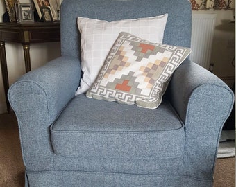 Custom Made Replacement for JENNYLUND Armchair Jennylund Handmade Elbow Chair Slipover With Multiple Color and Fabric Options