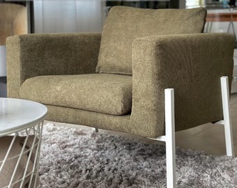 KOARP Armchair Cover Slipcover Hand Made With Multiple Color and Fabric Options - Custom made to fit Koarp armchair