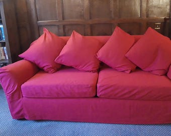 TOMELILLA Sofa BED Standard Size Cover Hand Made With Multiple Color and Fabric Options - Custom made to fit Tomelilla sleeper couch