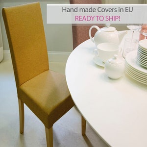 Ready to ship Covers for HARRY Chair Cover (Smaller Model) - Fabric Crown color Curcuma 10