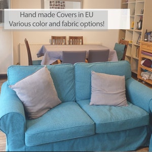EKTORP Custom Made Replacement Cover 2 seat Sofa Bed Cover Hand