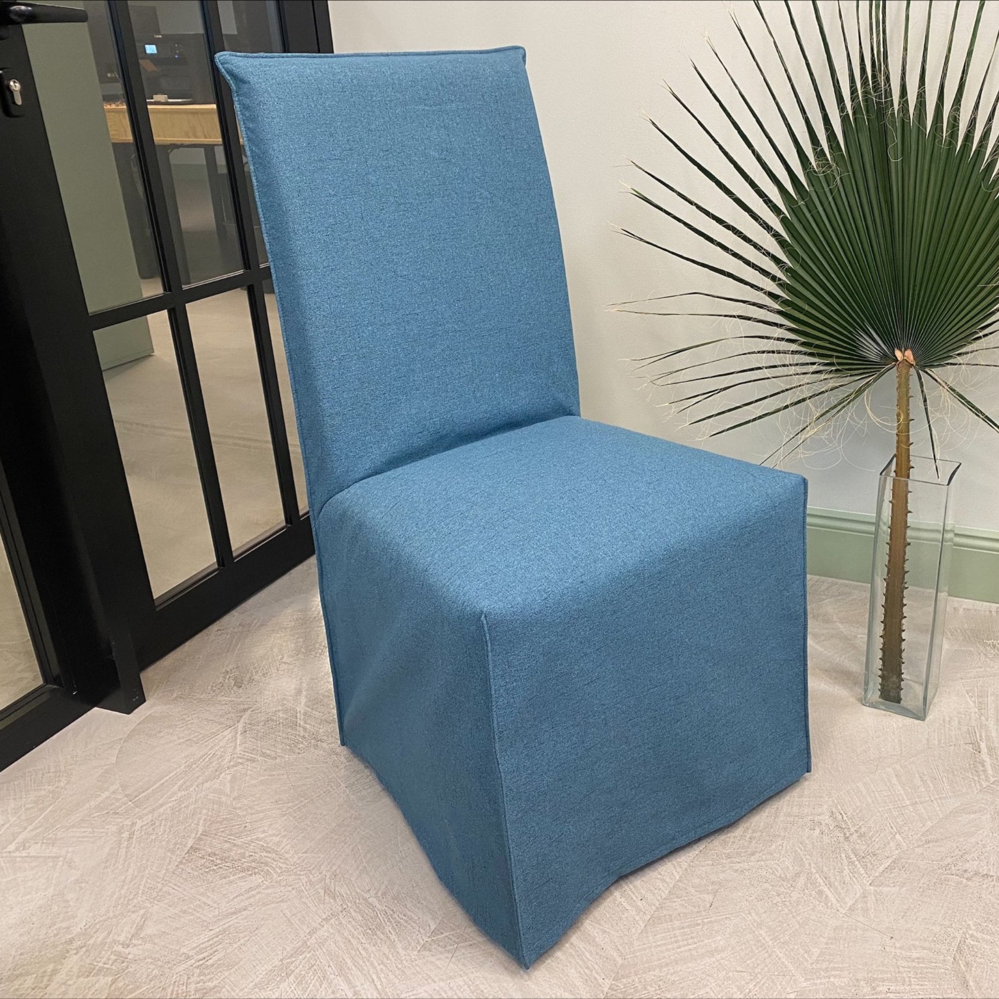 HENRIKSDAL large Size Chair Cover With French Seams Long Skirt Custom Made to Fit Henriksdal Large Size Chairs Etsy Ireland