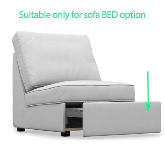KIVIK 1-Sitzer-Sofa BETTbezug Handgefertigt mit mehreren Farb- und Stoffoptionen - Passgenau für das Kivik 1-Sitzer-Schlafsofa