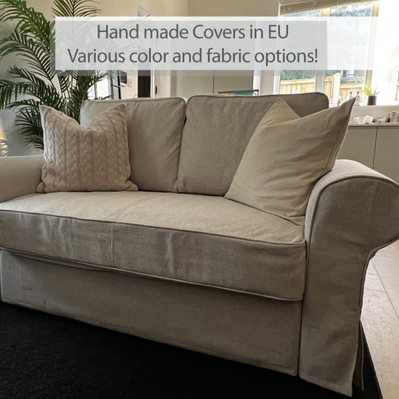 BACKABRO 2 seat Sofa Bed Cover Slipcover Hand Made With Multiple