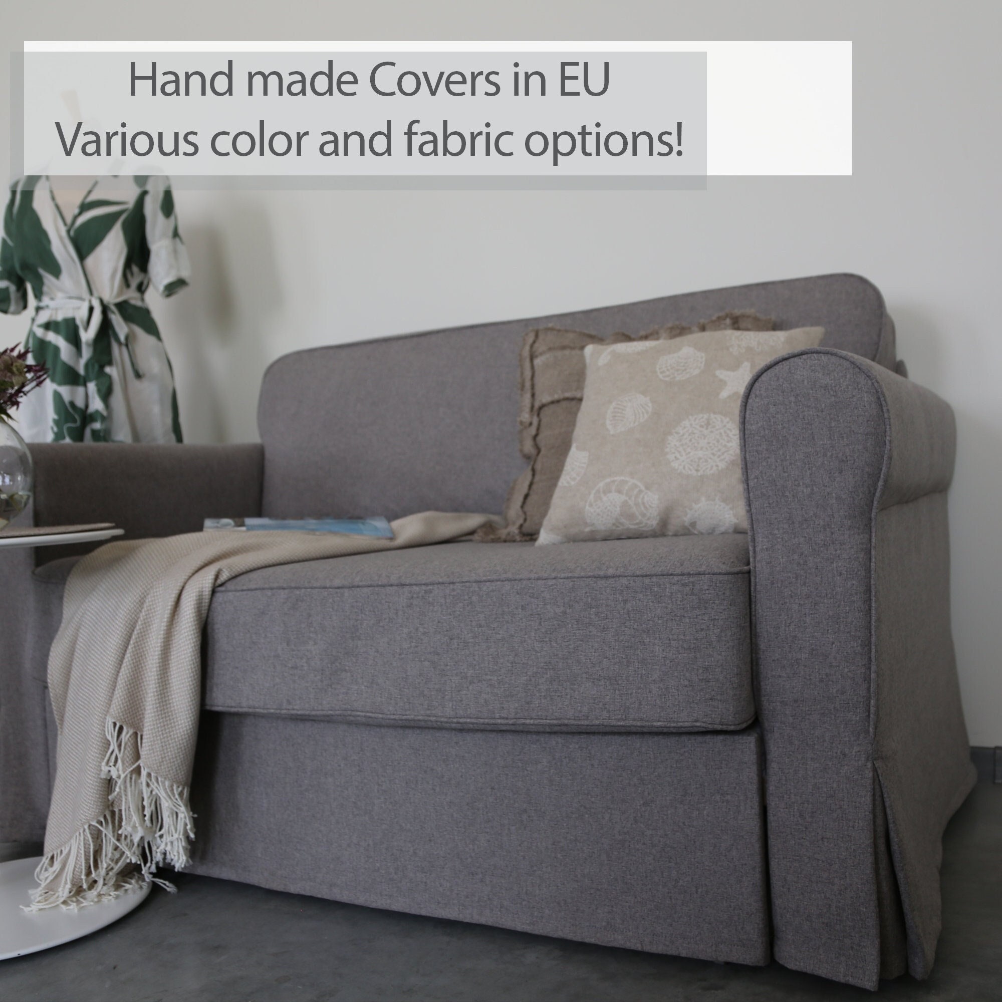 Backabro 2 seater sofa bed cover sale