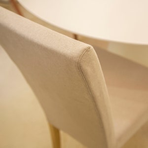 HARRY Chair Cover SMALLER MODEL Slipcover Hand Made With Multiple Color and Fabric Options - Custom made to fit Harry dining chair