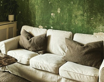 EKTORP 3-Seat Sofa Cover Slipcover Hand Made With Multiple Color and Fabric Options Custom made to fit Ektorp couch Model