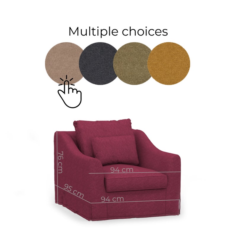 Replacement for FARLOV IKEA Armchair Hand Made One Seat Farlov Etsy