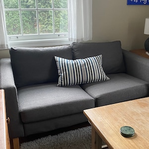 Custom Made Replacement for KARLSTAD 2 Two Seat Sofa Hand Made Karlstad Slipcover Couch Cover With Multiple Color and Fabric Options