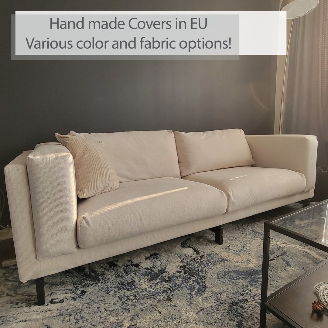 NOCKEBY 3seat Sofa Cover Slipcover Hand Made With Multiple Color and
