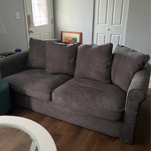 GRONLID 2-Seat Sofa Bed Regular or US/CA size Cover With Multiple Color and Fabric Options - Custom made to fit Gronlid Sleeper Sofa