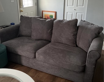 GRONLID 2-Seat Sofa Bed Regular or US/CA size Cover With Multiple Color and Fabric Options - Custom made to fit Gronlid Sleeper Sofa