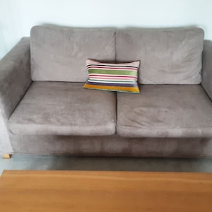KARLANDA 2-Seat Sofa Cover Slipcover Hand Made With Multiple Color and Fabric Options - Custom made to fit Karlanda couch