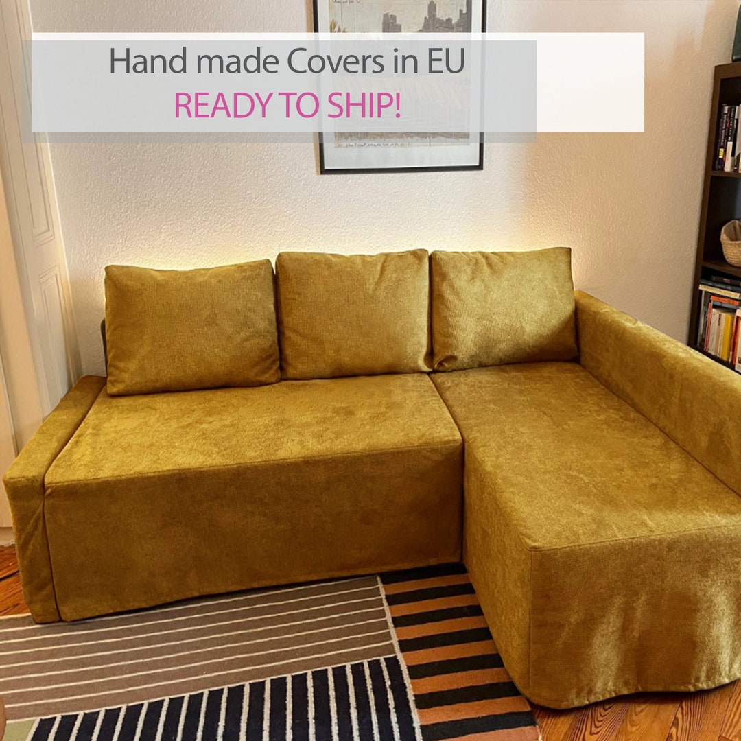 Ready to Ship Covers for FRIHETEN Corner Sofa Bed RIGHT Side Chaise